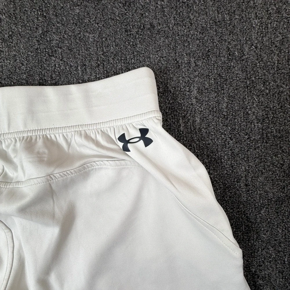 Under Armour Curry Brand ColdGear Fitted Jogger Pants Mens Large Gray 1366632